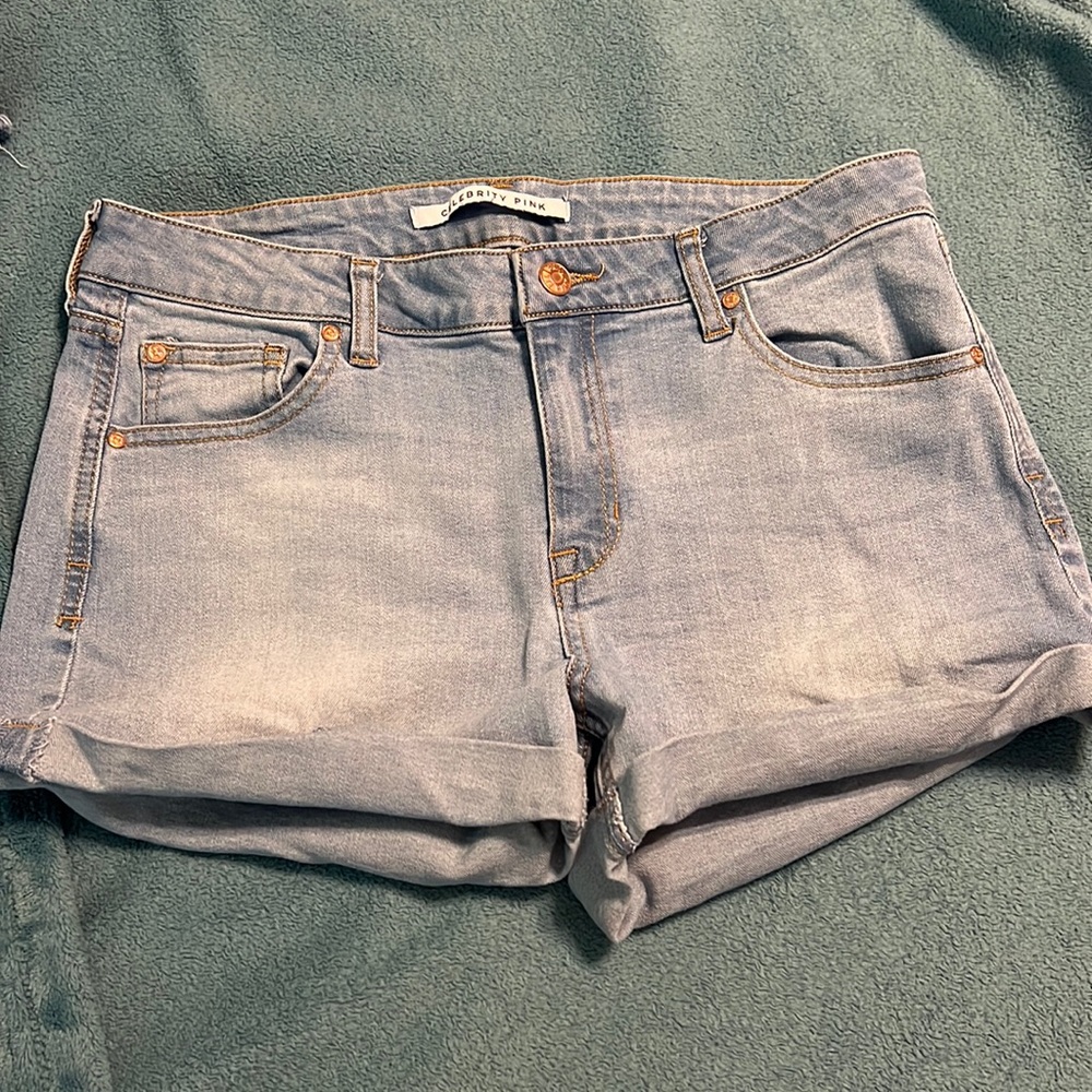Celebrity Pink Jean Shorts